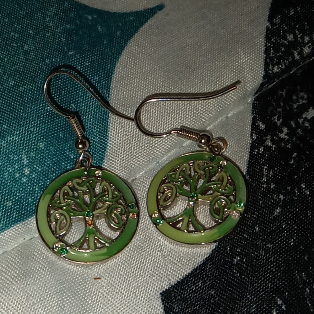 Irish tree of life earrings
